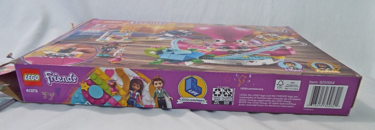 LEGO Friends Set 41373 Funny Octopus Ride Not Complete Box +