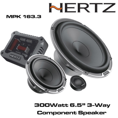 Hertz Mille Pro MPK 300Watt 3-Way Component Speaker Set