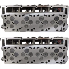 NEW Improved 6.0 6.0L Ford Powerstroke LOADED Cylinder Head PAIR 03-07 20mm