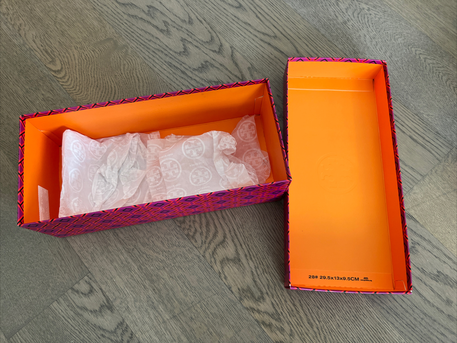 Tory Burch Logo Shoe Box / Storage Box / Empty