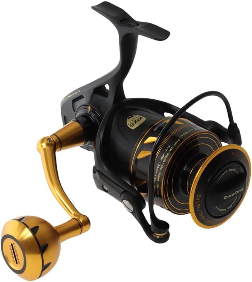 新品未使用☆ PENN SLAMMER IV 4500HS Amazon.com : PENN Slammer IV Spinning Black Gold 15 oz