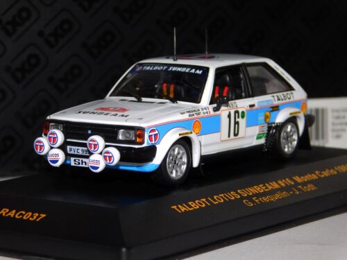 TALBOT SUNBEAM LOTUS #16 FREQUELIN / TODT MONTE CARLO 1981 IXO RAC037 1/43