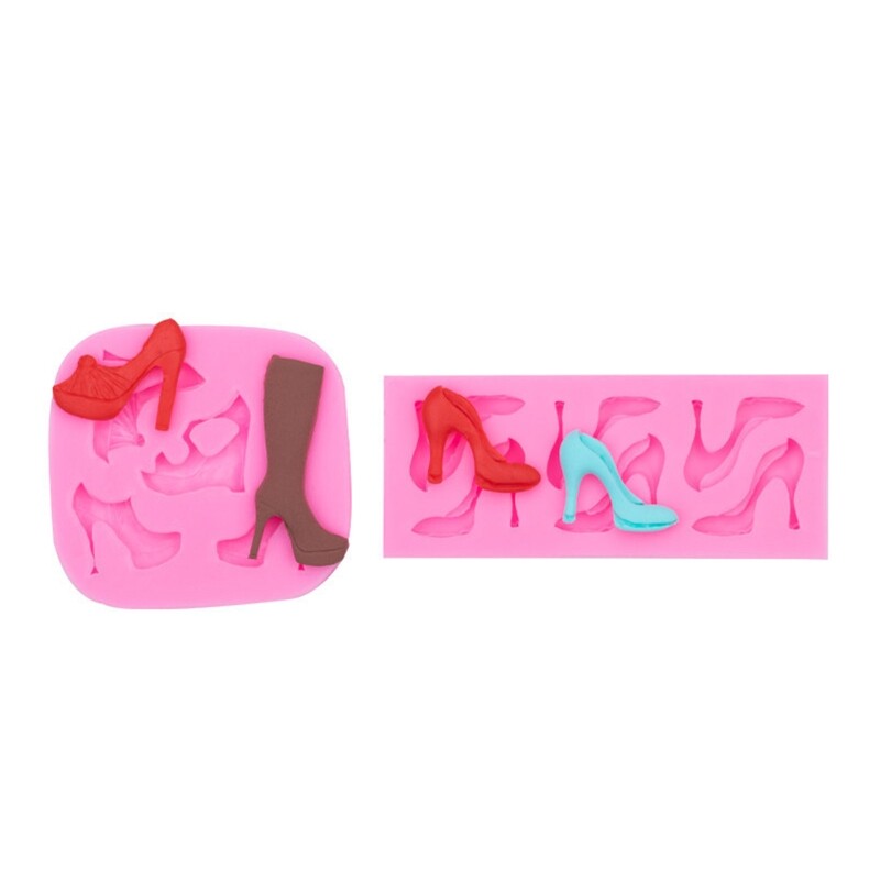 Fondant Chocolate Moulds High Heel Candy Sugar Paste Molds for Cake