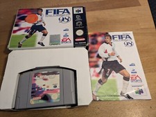 Thumbnail of ebay&reg; auction 156565292547 | FIFA 98 Road To World Cup Nintendo 64 N64 PAL OVP komplett