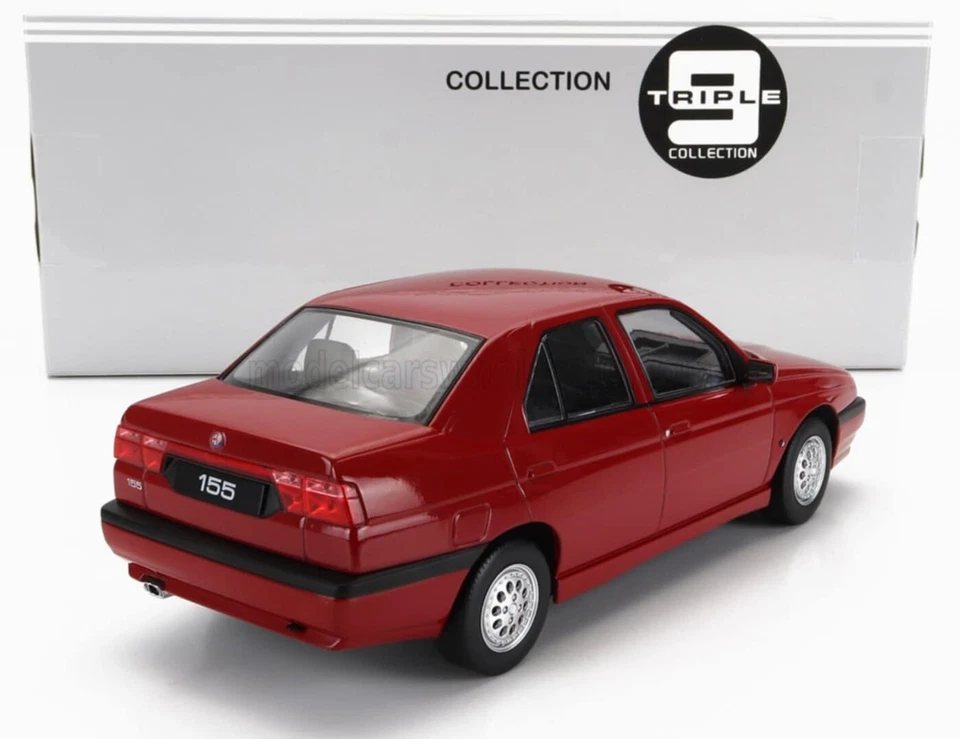 Alfa Romeo 155 Rosso Alfa Red 1996 Triple9 Triple 9 Nuovo 1:18 - Immagine 2 di 2