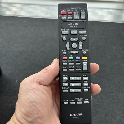 SHARP Remote GA629PA For Aquos Blu-ray Disc Player BDHP20U BDHP20H BDHP20X EUC