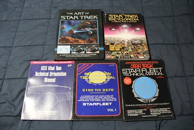 FIVE Different Star Trek Technical Manuals