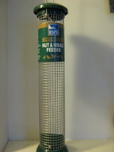 Rspb Premium Medium Nut Nibble Hanging Bird Feeder Metal