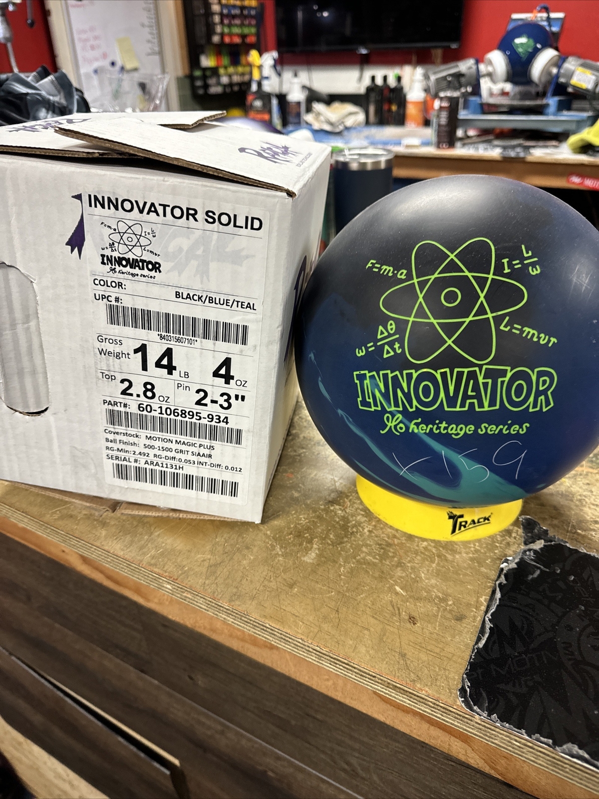 NIB 14 Radical Innovator Solid Bowling Ball eBay