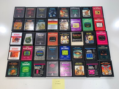 Lot of 40 Assorted Atari 2600 Games, No Duplicates, Some Rare, See Photos #2
