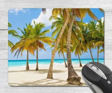 Beach Tropical Paradise Mouse Pad