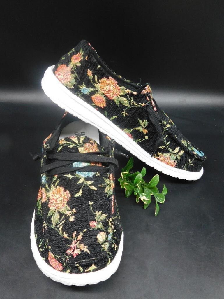 GYPSY JAZZ 5309 GERTRUDE LILY BLACK WOMEN'S CASUAL SHOE GJSP0156-001 467