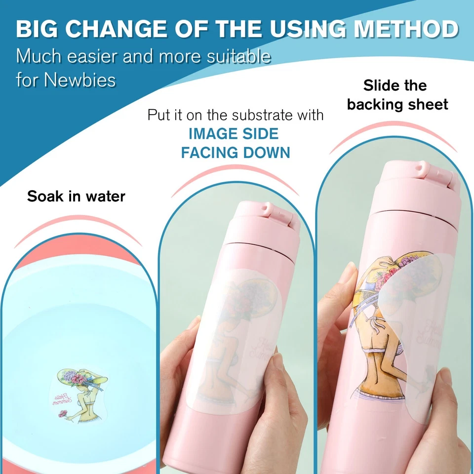 Koala NO NEED SPRAY CLEAR Waterslide Decal Paper for INKJET Printer 20 Pk 8.5x11 - Image 2 of 4