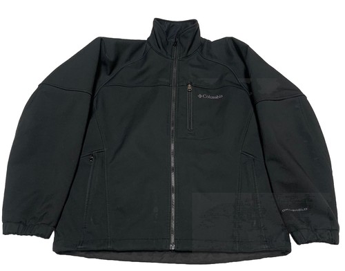 Columbia Men's Size S Interchange Omni Shield Black Full Zip Jacket Windbreaker - Picture 4 of 21