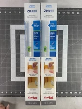 Con-Tact Brand Zip-N-Fit Premium Non-Adhesive Perforated Shelf Ribbed Clear (2)