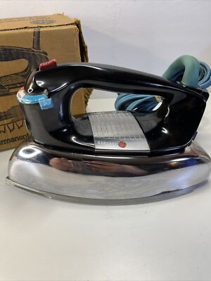 ge general electric スチーム&ドライアイロン Vintage 1950's GE General Electric Steam and Dry Iron 179F23