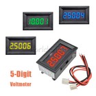 RGB LED DC 0-4.3000-33.000V 5 Digit Digital Voltmeter Voltage Meter Car Panel
