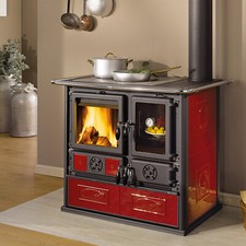 La Nordica Rosa Reverse Küchenherd Liberty Bordeaux 8,2 kW Küchenofen