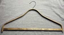 Antique Wooden Clothes Hanger Advertising Philadelphia Antique