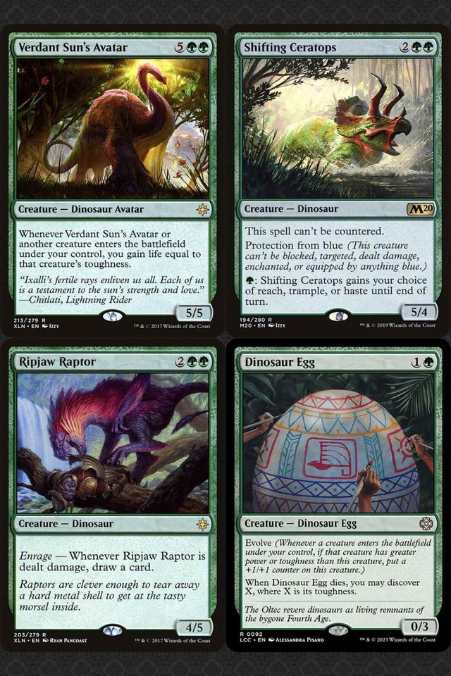 Sun Raptor Commander Mtg Pantlaza, Sun-Favored DINOSAUR Commander Deck EDH Magic MTG Ready-to ...