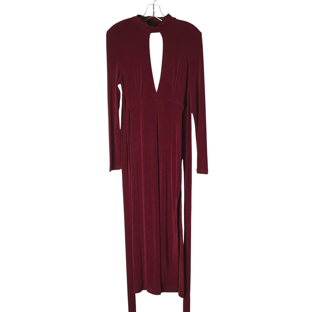 chinese dress ladies Lucille Red Asymmetric Bardot Midi Dress With Bow Detail – Club L London main image 1