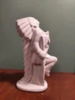 Frankoma Indian Chief dancing - White