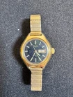 Seiko Automatic Vintage 1975 Womens Gold Tone Perpetual Movement Wristwatch