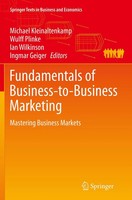 Michael Kleinaltenkamp (U. A.) | Fundamentals Of Business-To-Business Marketing
