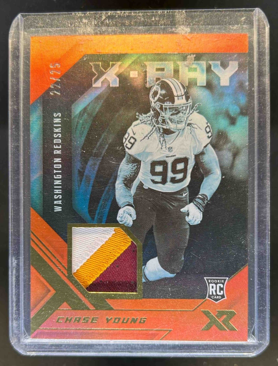 Chase Young Panini XR X-Ray Swatches #XRCY Base