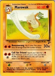 Marowak 52/130 Base Set 2 Uncommon