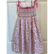 NWT Anavini floral smocked dress size 6