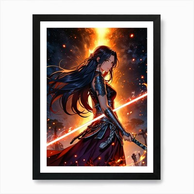 Star Wars Kunstdruck gerahmt Wandbild Poster Leinwanddruck Bild