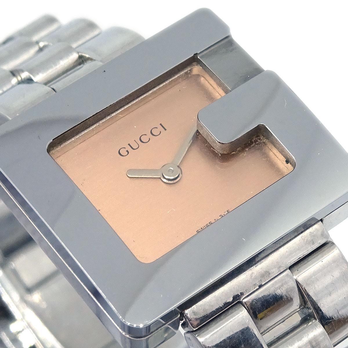 稼働 GUCCI 腕時計 3600L Gロゴベゼル ピンク文字盤 1627 Gucci G logo Pink Dial Quartz Watch 3600L Fast From Japan
