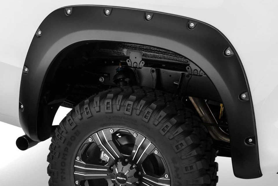 For Toyota Tundra 07-13 Pocket Style Matte Black Front & Rear Fender Flares Foto 2 de 4