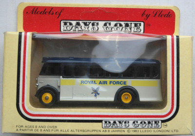Lledo 1932 AEC Regal Single Deck Bus ROYAL AIR FORCE Oldtimer Days-Gone DG ´32