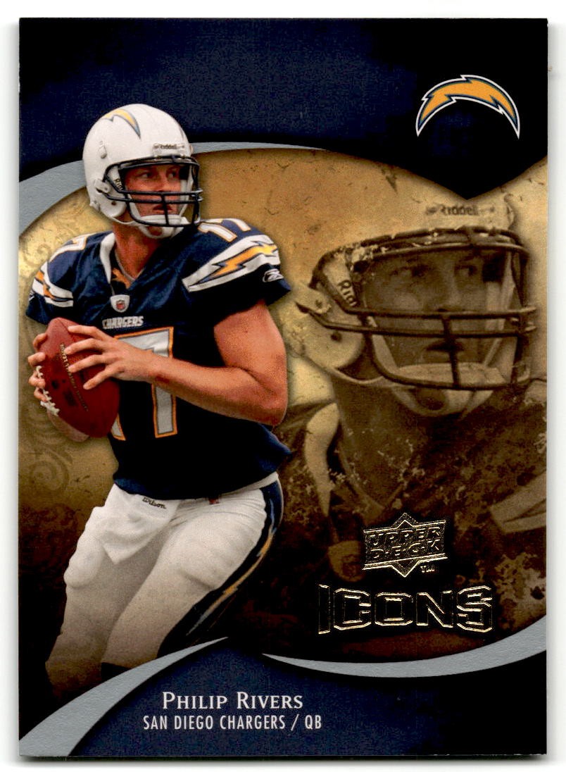 2009 Upper Deck Icons #68 Philip Rivers San Diego Chargers