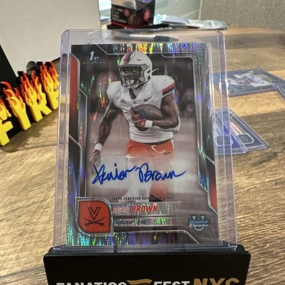 XAVIER BROWN 2025 BOWMAN U CHROME 1ST VARIATION STEALTH AUTO