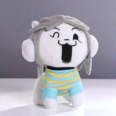 10'' Temmie Plush Toy, Undertale Game Collectible, Soft Stuffed Doll Gift