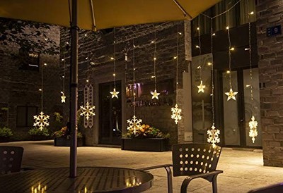 Iso Trade Brand 138LED Curtain Light - Warm White 31V KŚ11326