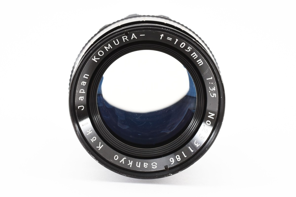 KOMURA レンズ　f=105mm  1:3.5 Excellent* KOMURA 105mm f/3.5 Sankyo Koki L39 + case 2064532