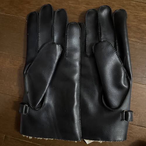 Vintage 50er Jahre W.T. Grant Pennleigh Herren klein schwarz Kunstleder Handschuhe EUC weiches Futter - Bild 4 von 4