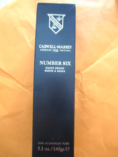 CASWELL MASSEY NUMBER SIX SHAVE CREAM 5.1 oz TUBE NEW in BOX