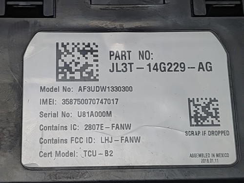 2015-2020 Ford F-150 Telematic Comunication Control Module OEM - Picture 16 of 18