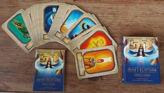 Auset Egyptian Oracle Cards Ancient Egyptian Divination Alchemy Card Set Jensen