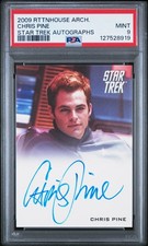 2009 RITTENHOUSE STAR TREK AUTOS CHRIS PINE PSA 9 AUTO