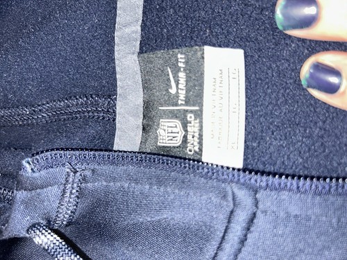 Nike Chicago Bears Team Apparel Therma-Fit Zip Up Jacket Hooded Navy Mens Sz-XL - Picture 5 of 13