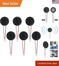 Upgrade Your Sound: 6Pack of 2W 8 Ohm 28mm Dynamic Speakers for DIY Systems