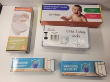 Bundle Baby Magnetic Cabinet Locks, Safety Locks, Window Security, Toilet Lock