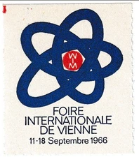 Austria - Vienna International Fair label 1966(M)(F)