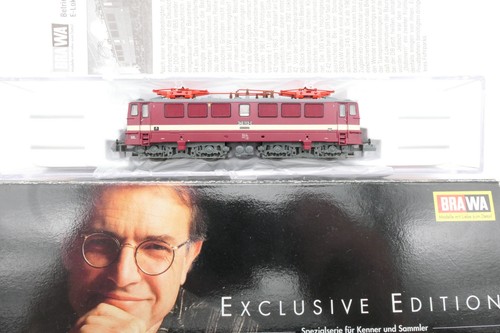 Brawa 1204 E-Lok BR 242 112-1 der DR, rot mit weißem Streifen, OVP, (E744) | Condition: Gebraucht